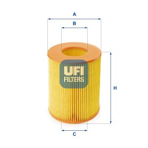 Filtru aer MERCEDES-BENZ A-CLASS (W168) A 160 (168.033, 168.133) benzina 102 cai UFI 27.355.00