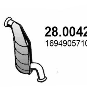 Catalizator MERCEDES-BENZ A-CLASS (W169) A 160 CDI (169.006, 169.306) diesel 82 cai ASSO 28.0042