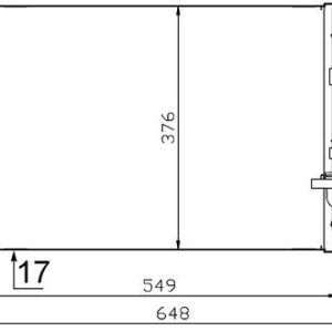 Condensator climatizare MERCEDES-BENZ A-CLASS (W168) A 140 (168.031, 168.131) benzina 82 cai MAHLE ORIGINAL AC 348 000S