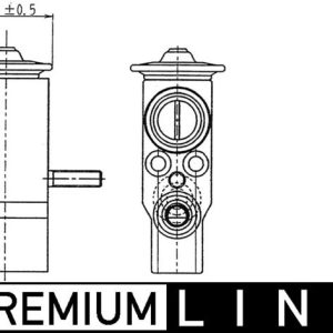 Supapa expansiune clima MERCEDES-BENZ A-CLASS (W168) A 160 (168.033, 168.133) benzina 102 cai MAHLE ORIGINAL AVE 89 000P