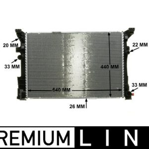 Radiator racire motor MERCEDES-BENZ A-CLASS (W176) A 220 CDI 4-matic (176.005) diesel 170 cai MAHLE ORIGINAL CR 2170 000P