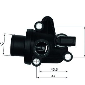 Termostat lichid racire MERCEDES-BENZ A-CLASS (W168) A 160 (168.033, 168.133) benzina 102 cai MAHLE ORIGINAL TI 12 87
