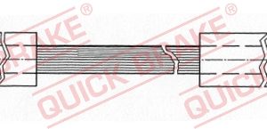 Furtun frana MERCEDES-BENZ A-CLASS (W168) A 160 (168.033, 168.133) benzina 102 cai QUICK BRAKE 32.404