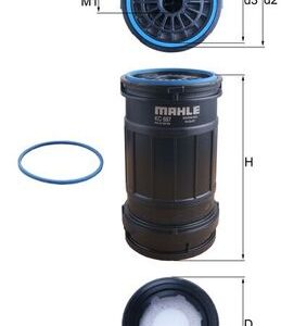 Filtru combustibil MERCEDES-BENZ ACTROS 4148 AK diesel 476 cai MAHLE ORIGINAL KC 697D