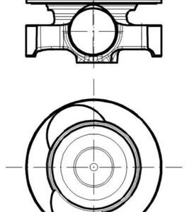 Piston MERCEDES-BENZ A-CLASS limuzina (V177) A 160 d (177.102) diesel 95 cai MAHLE ORIGINAL 021 PI 00118 300