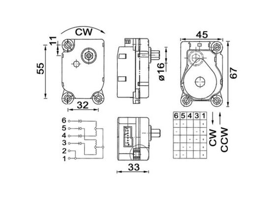Element de reglare clapeta carburator MERCEDES-BENZ ACTROS 3343 AS diesel 428 cai MAHLE ORIGINAL AA 20 000P