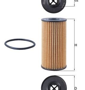 Filtru ulei MERCEDES-BENZ A-CLASS limuzina (V177) A 160 d (177.102) diesel 95 cai MAHLE ORIGINAL OX 1308D