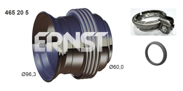 Teava reparatie catalizator MERCEDES-BENZ A-CLASS (W169) A 180 CDI (169.007, 169.307) diesel 109 cai ERNST 465205