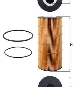 Filtru ulei MERCEDES-BENZ ACTROS MP2 / MP3 3336 AS diesel 360 cai MAHLE ORIGINAL OX 1234D