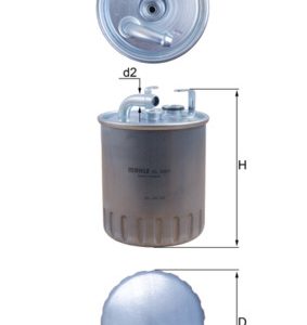 Filtru combustibil MERCEDES-BENZ A-CLASS (W168) A 160 CDI (168.007) diesel 60 cai KNECHT KL 100/1