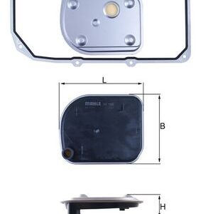 Filtru hidraulic cutie de viteze automata MERCEDES-BENZ A-CLASS (W169) A 160 CDI (169.006, 169.306) diesel 82 cai MAHLE ORIGINAL HX 158D1