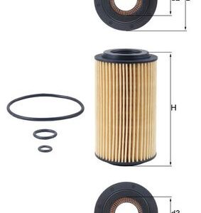 Filtru ulei MERCEDES-BENZ M-CLASS (W163) ML 270 CDI (163.113) diesel 163 cai MAHLE ORIGINAL OX 153D3