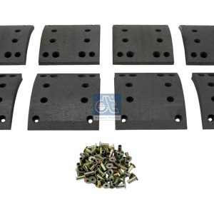 Set garnituri de frictiune frana tambur MERCEDES-BENZ ACTROS 1846 S, 1846 LS diesel 456 cai DT SPARE PARTS 4.91135