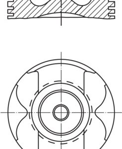 Piston MERCEDES-BENZ A-CLASS (W176) A 200 CDI / d (176.008) diesel 136 cai MAHLE ORIGINAL 001 PI 00167 001