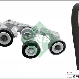 Set curea transmisie cu caneluri MERCEDES-BENZ A-CLASS (W168) A 190 (168.032, 168.132) benzina 125 cai INA 529 0081 10