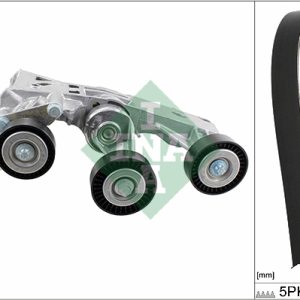 Set curea transmisie cu caneluri MERCEDES-BENZ A-CLASS (W169) A 200 CDI (169.308, 169.008) diesel 136 cai INA 529 0148 10