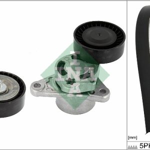 Set curea transmisie cu caneluri MERCEDES-BENZ A-CLASS (W177) A 220 d (177.014) diesel 190 cai INA 529 0487 10