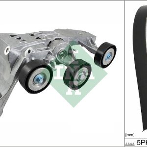 Set curea transmisie cu caneluri MERCEDES-BENZ A-CLASS (W169) A 200 (169.033, 169.333) benzina 136 cai INA 529 0517 10