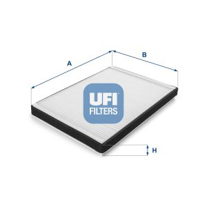Filtru polen MERCEDES-BENZ A-CLASS (W168) A 190 (168.032, 168.132) benzina 125 cai UFI 53.064.00