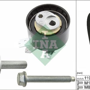 Kit distributie MERCEDES-BENZ A-CLASS (W176) A 180 CDI / d (176.012) diesel 109 cai INA 530 0607 10