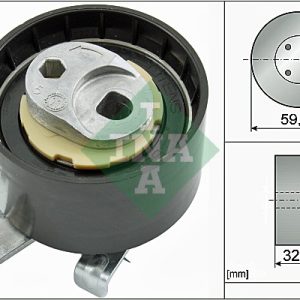 Rola intinzator curea distributie MERCEDES-BENZ A-CLASS (W176) A 160 CDI / d (176.011) diesel 90 cai INA 531 0906 10