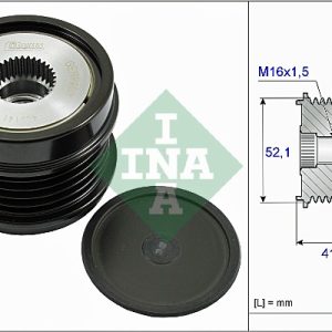 Fulie alternator MERCEDES-BENZ A-CLASS (W176) A 220 4-matic (176.047) benzina 184 cai INA 535 0272 10