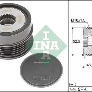 Fulie alternator MERCEDES-BENZ A-CLASS (W177) A 220 4-matic (177.045) benzina 190 cai INA 535 0372 10