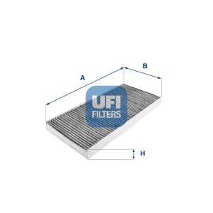 Filtru polen MERCEDES-BENZ A-CLASS (W169) A 150 (169.031, 169.331) benzina 95 cai UFI 54.146.00