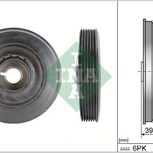 Fulie curea arbore cotit MERCEDES-BENZ A-CLASS limuzina (V177) A 160 d (177.102) diesel 95 cai INA 544 0090 10
