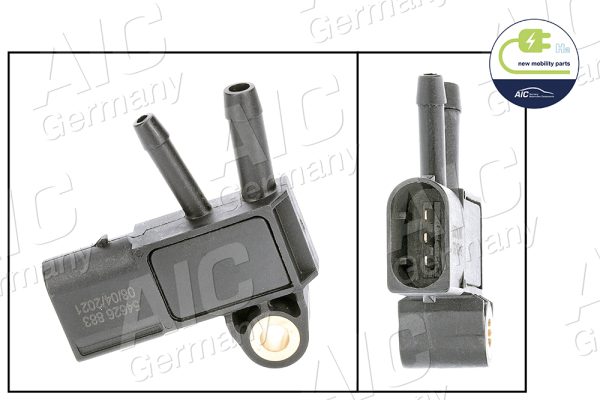 Senzor presiune gaze evacuare MERCEDES-BENZ A-CLASS (W169) A 200 CDI (169.008, 169.308) diesel 140 cai AIC 54626