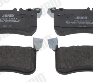 Placute frana MERCEDES-BENZ A-CLASS (W176) A 45 AMG 4-matic (176.052) benzina 360 cai JURID 573851J