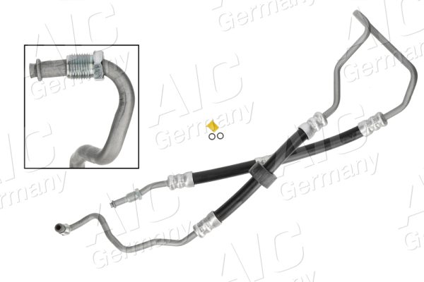 Furtun hidraulic sistem de directie MERCEDES-BENZ A-CLASS (W168) A 140 (168.031, 168.131) benzina 82 cai AIC 57677