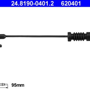 Senzor de avertizare uzura placute de frana MERCEDES-BENZ A-CLASS (W168) A 140 (168.031, 168.131) benzina 82 cai ATE 24.8190-0401.2
