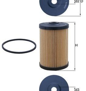 Filtru combustibil MERCEDES-BENZ ACCELO 710 diesel 109 cai MAHLE ORIGINAL KX 68D