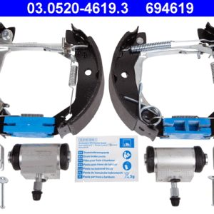 Set saboti frana MERCEDES-BENZ A-CLASS (W168) A 170 CDI (168.008) diesel 90 cai ATE 03.0520-4619.3
