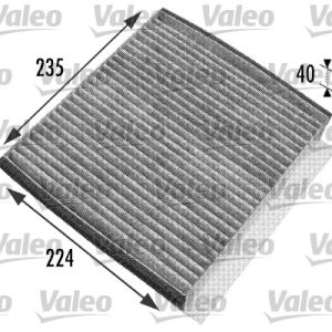 Filtru polen MERCEDES-BENZ M-CLASS (W163) ML 270 CDI (163.113) diesel 163 cai VALEO 698778