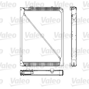 Radiator racire motor MERCEDES-BENZ ACTROS MP2 / MP3 3341 AK diesel 408 cai VALEO 733484