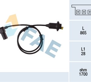 Senzor turatie roata MERCEDES-BENZ A-CLASS (W168) A 160 CDI (168.006) diesel 75 cai FAE 78082