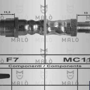 Furtun frana MERCEDES-BENZ A-CLASS (W169) A 200 CDI (169.008, 169.308) diesel 140 cai MALO 80193