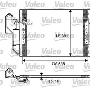 Condensator climatizare MERCEDES-BENZ A-CLASS (W168) A 210 (168.035, 168.135) benzina 140 cai VALEO 817659