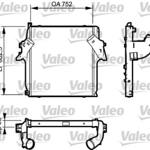 Intercooler compresor MERCEDES-BENZ ACTROS 1831 AK diesel 313 cai VALEO 818781