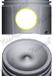 Piston MERCEDES-BENZ ACTROS MP2 / MP3 3341 AK diesel 408 cai NURAL 87-420900-50