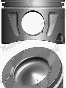 Piston MERCEDES-BENZ A-CLASS (W176) A 200 CDI / d (176.008) diesel 136 cai NURAL 87-433400-00