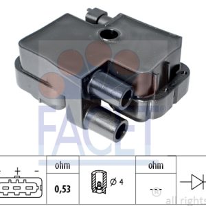 Bobina de inductie MERCEDES-BENZ A-CLASS (W169) A 160 (169.031, 169.331) benzina 95 cai FACET 9.6317