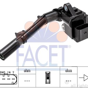 Bobina de inductie MERCEDES-BENZ A-CLASS (W176) A 160 (176.041) benzina 102 cai FACET 9.6526