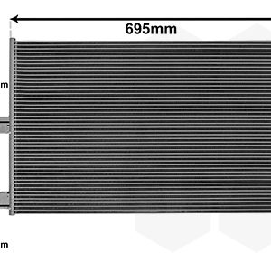 Condensator climatizare MERCEDES-BENZ A-CLASS (W176) AMG A 45 4-matic (176.052) benzina 381 cai VAN WEZEL 30015705