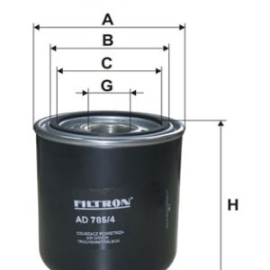 Element filtrant uscator aer compresor MERCEDES-BENZ ACTROS 1835 S, 1835 LS diesel 354 cai FILTRON AD 785/4
