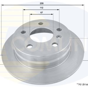 Disc frana MERCEDES-BENZ A-CLASS (W169) E-CELL (169.090) electric 68 cai COMLINE ADC1643