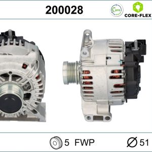 Alternator MERCEDES-BENZ A-CLASS (W169) A 160 CDI (169.006, 169.306) diesel 82 cai VALEO 200028
