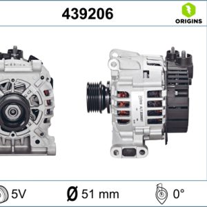 Alternator MERCEDES-BENZ A-CLASS (W168) A 140 (168.031, 168.131) benzina 82 cai VALEO 439206